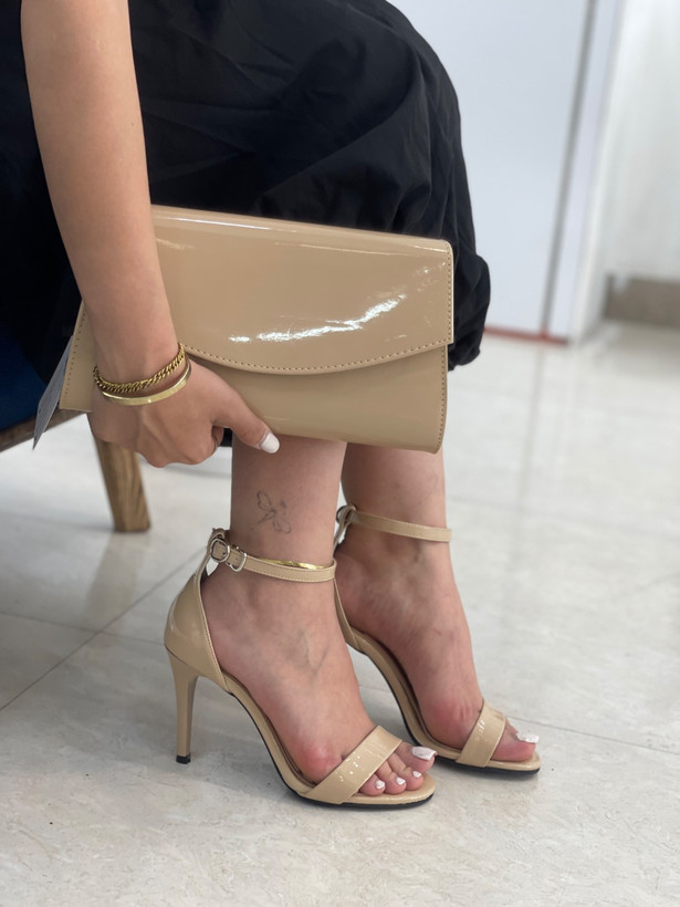 کفش مجلسی زنانه ۱۰ سانتی تک بند جلو باز